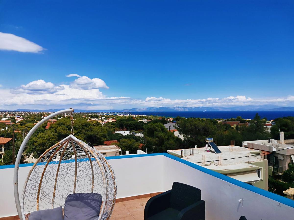 Sicci Villa Near The Airport & Sea Atény Exteriér fotografie